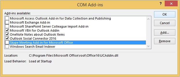 uncheck all the add-ins and press Ok