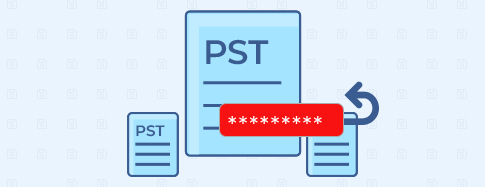 Efficient recovery and resetting of PST file passwords