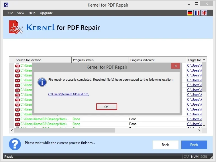 Repair pdf files step by step