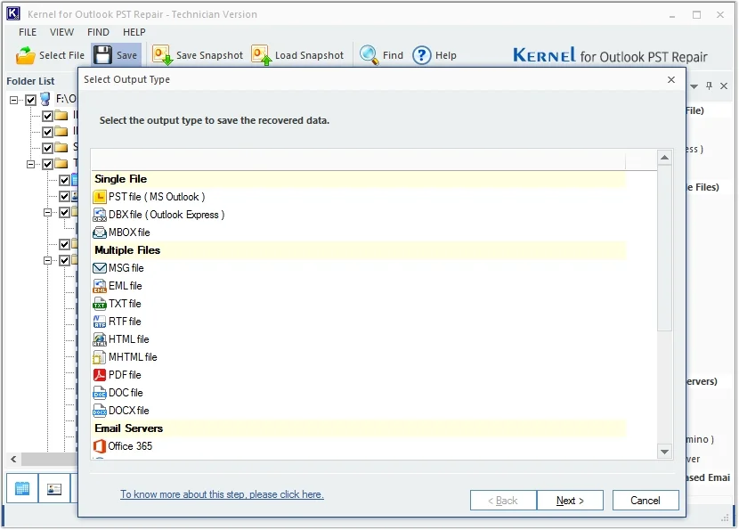 Kernel PST Converter