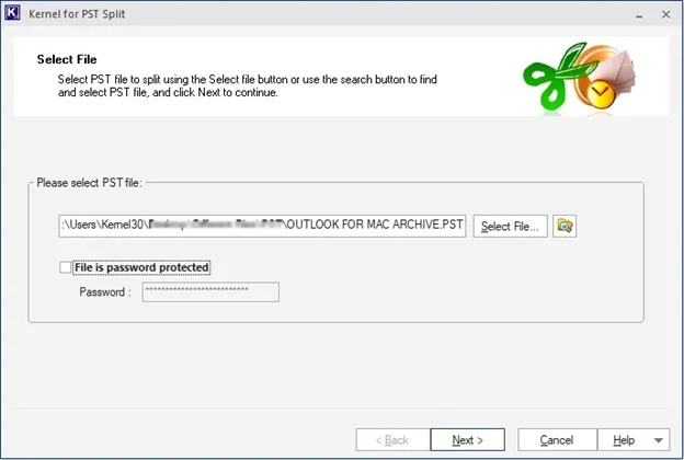 ways to split PST file