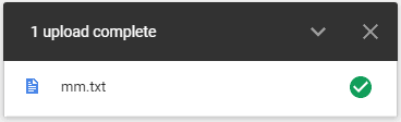 Confirmation message is displayed