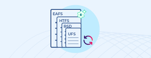 Recover data from UFS, HTFS, EAFS, and BSD file systems