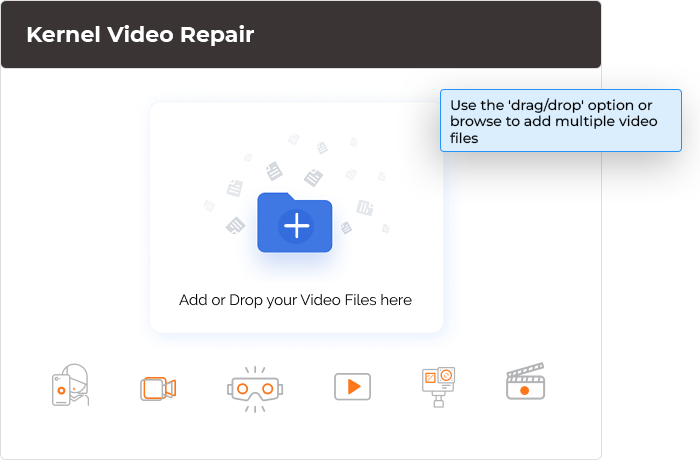 Add video files to repair