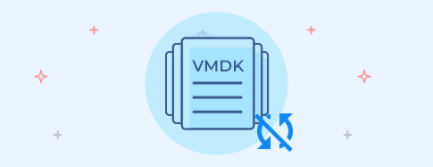 Effortless recovery of dismounted large-sized VMDK files