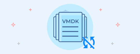Effortless recovery of dismounted large-sized VMDK files