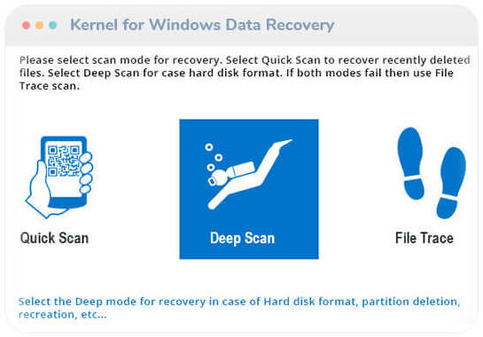 Select the corrupt drive/device