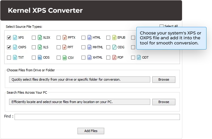 add miltiple xps files
