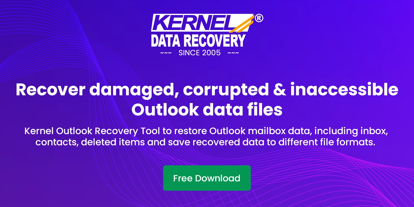 Outlook Recovery Software to Recover PST Data & Mailbox Items