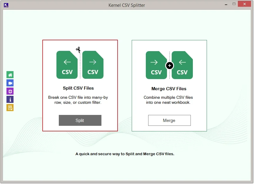 Click split