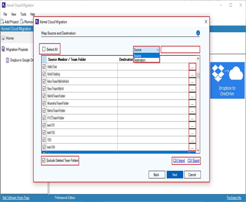 Import and Export users through CSV Import or CSV Expor