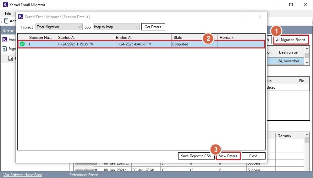 click on View Details