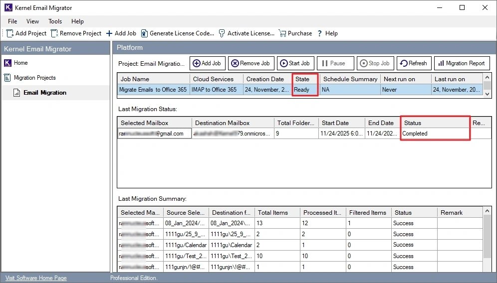 job State will turn to Ready