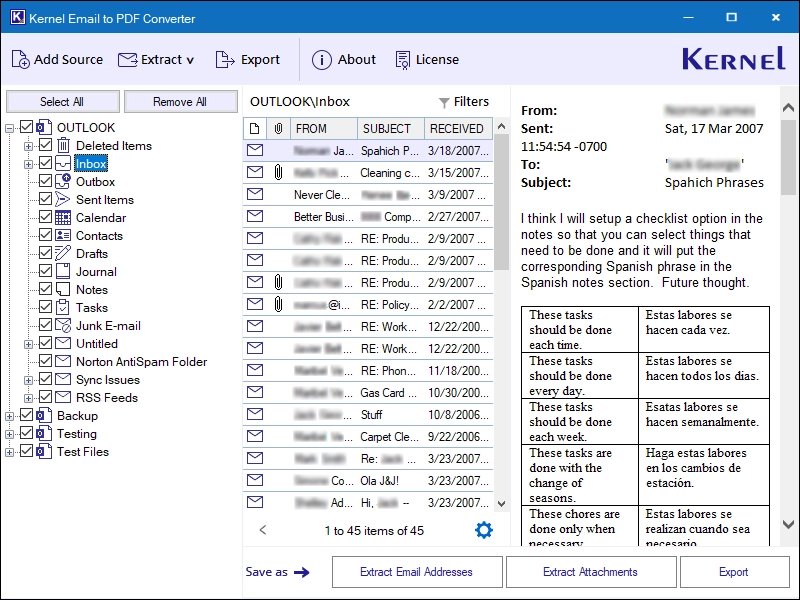View your file by clicking on preview panel
