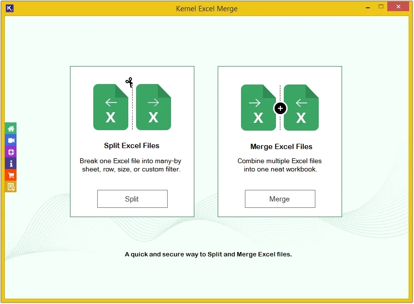 Excel marge tool home