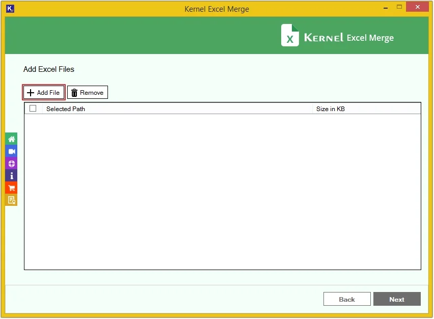 Click add file