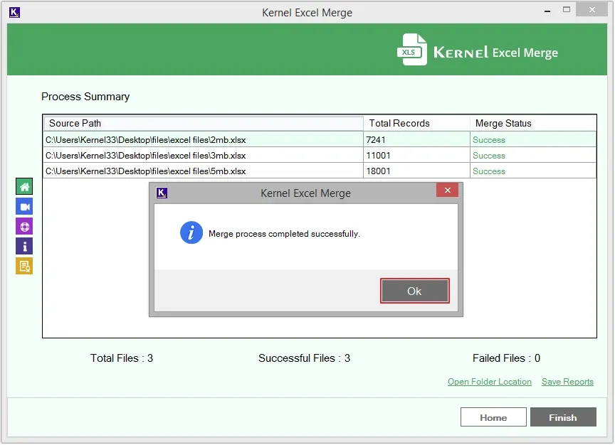 process is completed