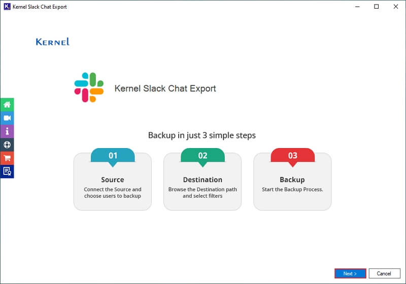 Kernel Slack Chat Export Tool