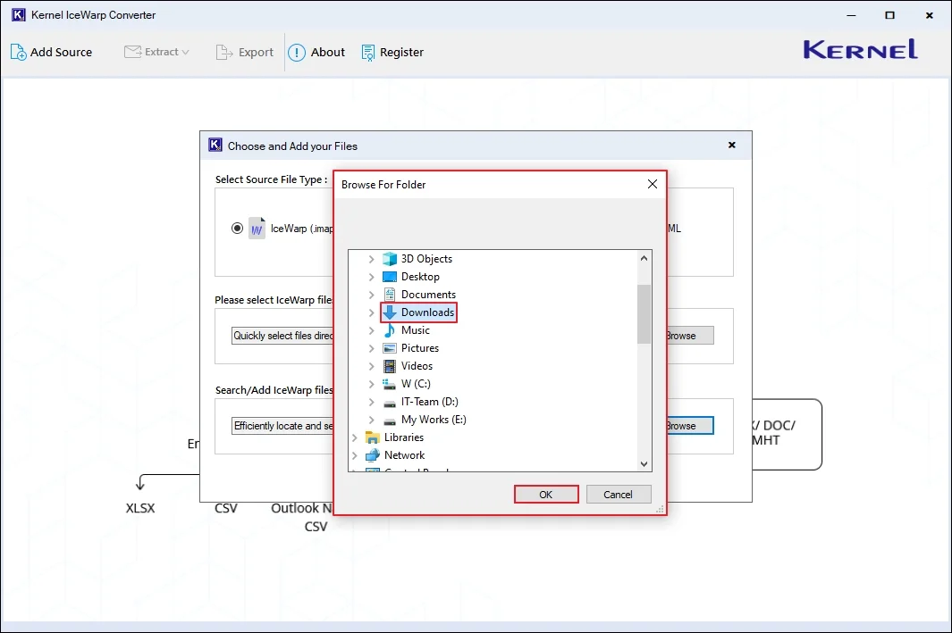 Choose and Add your Files