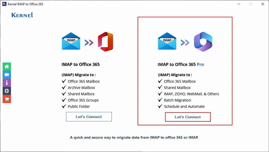 IMAP to Office 365 Migration Pro
