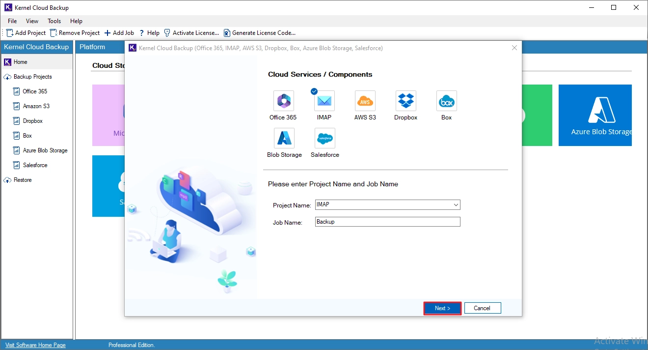 Backup IMAP Mailboxes