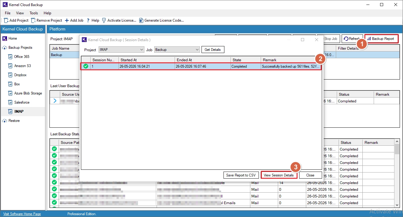 Backup IMAP Mailboxes