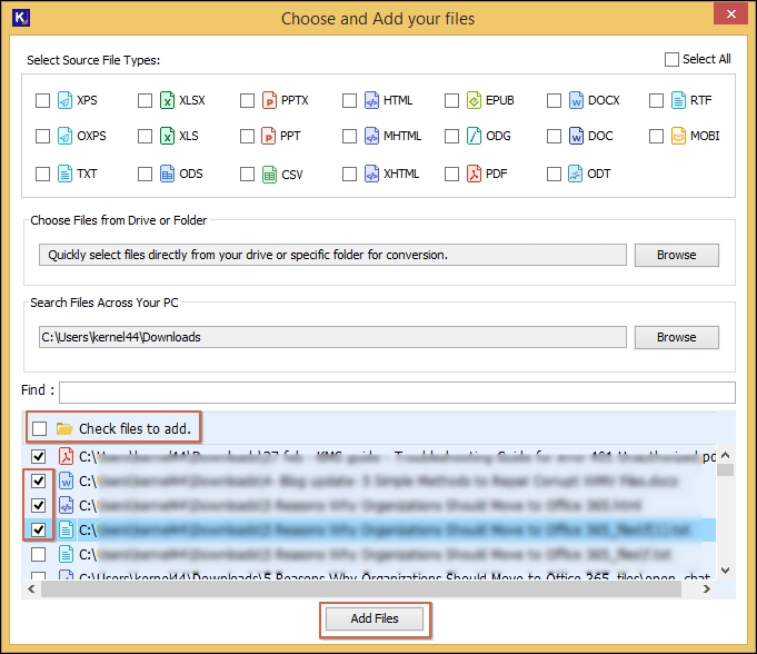add files