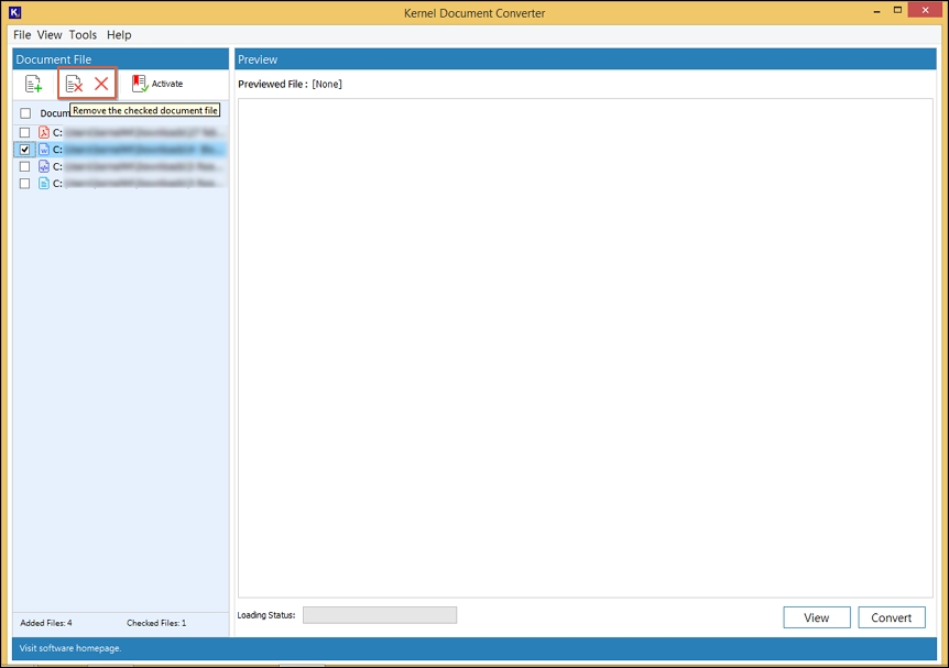 remove single or all files