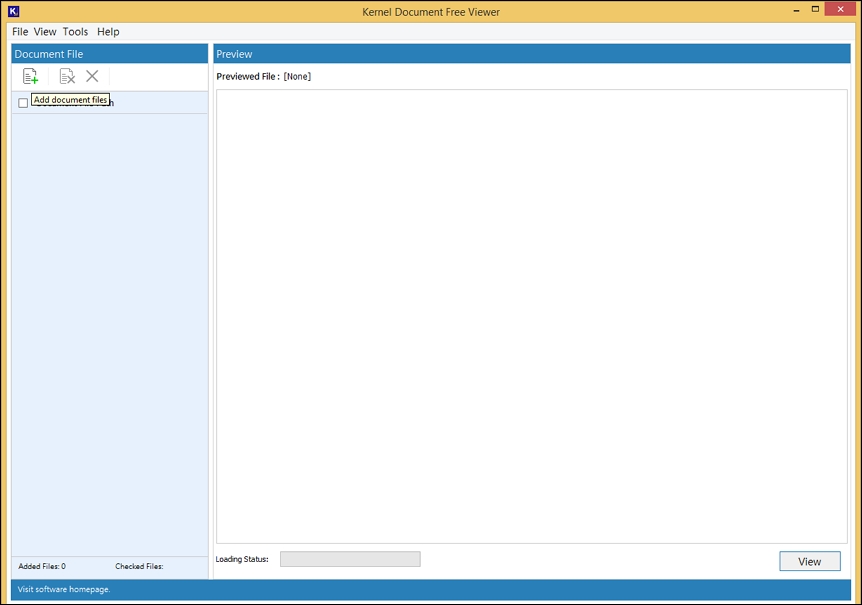 click on add file