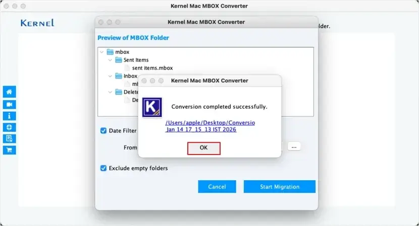Migrate all the data in PST format