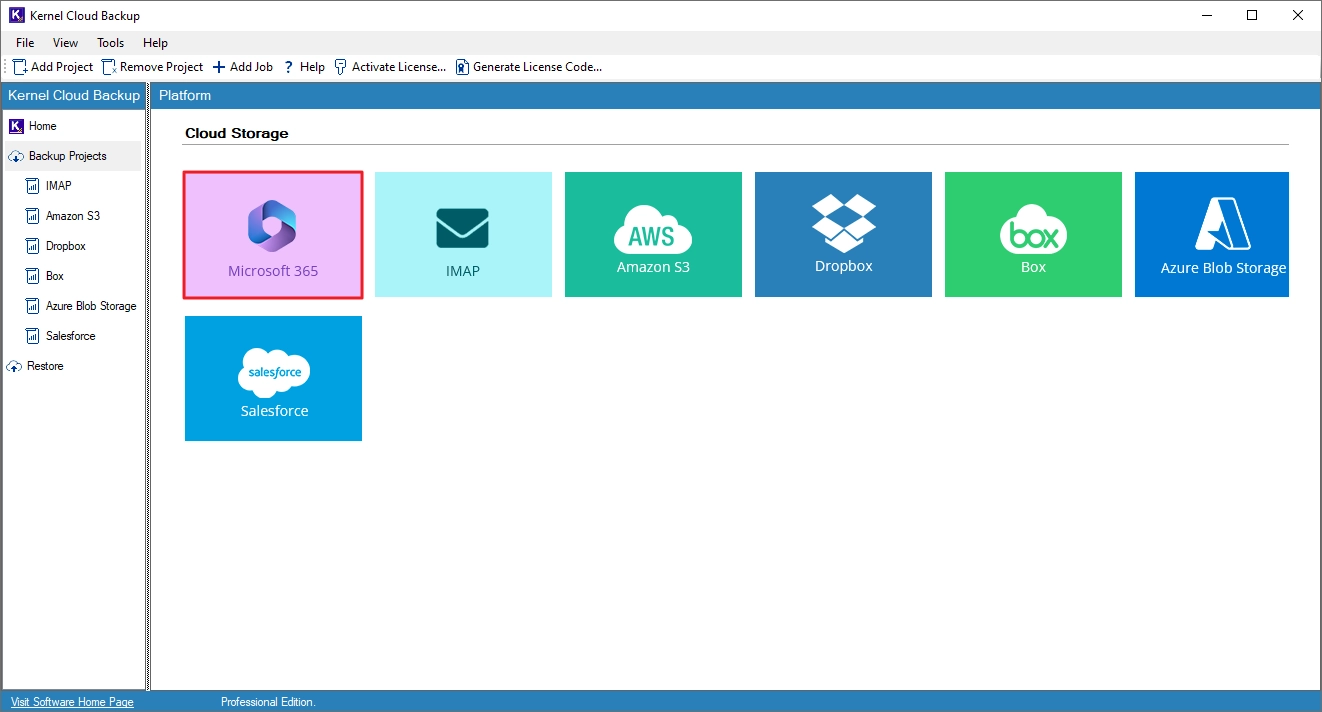 Backp Microsoft 365