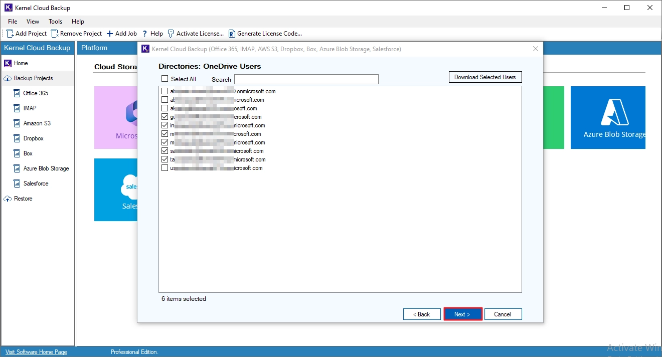 Backp Microsoft 365