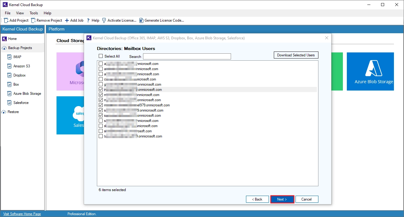 Backp Microsoft 365
