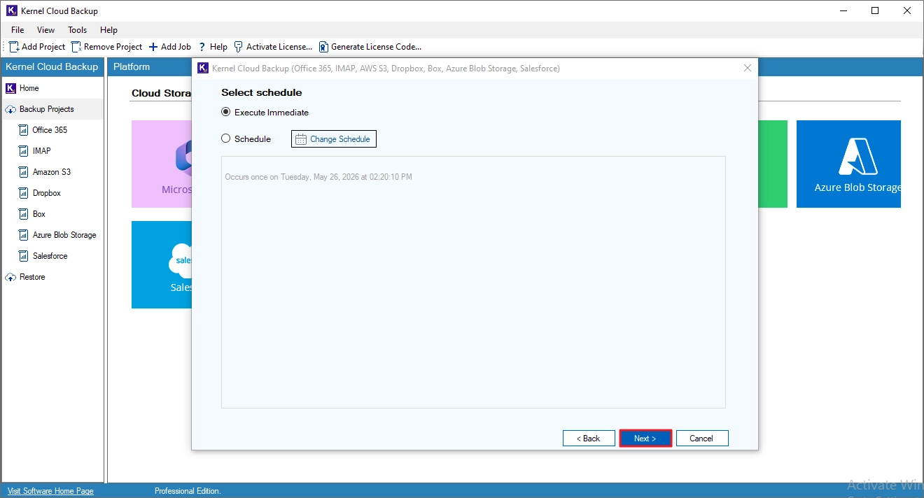 Backp Microsoft 365