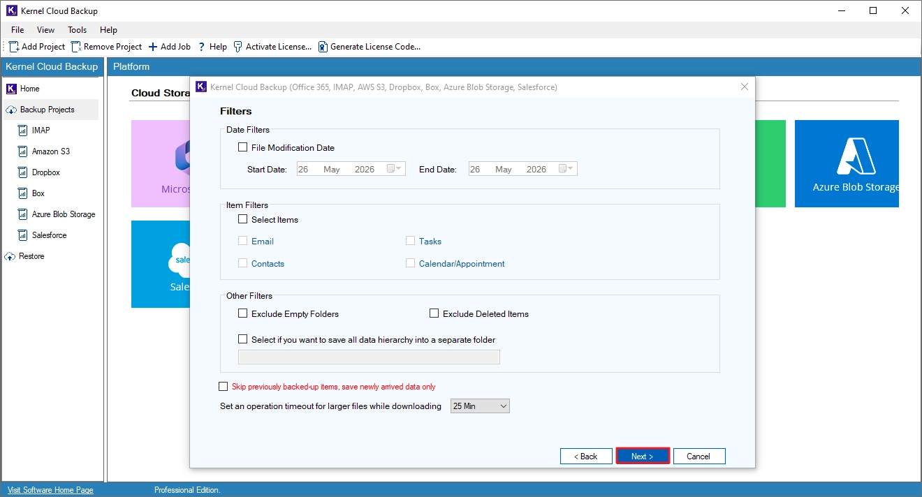 Backp Microsoft 365