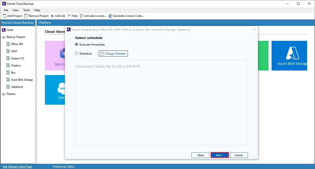Backp Microsoft 365