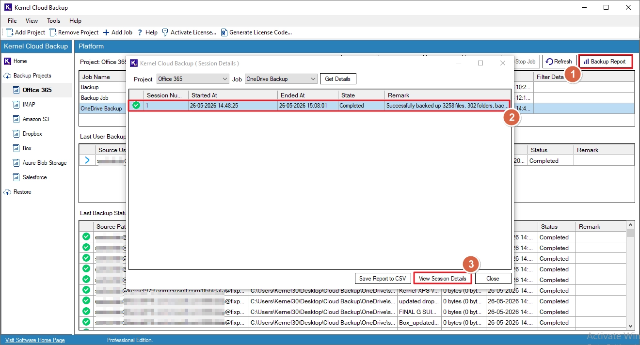 Backp Microsoft 365