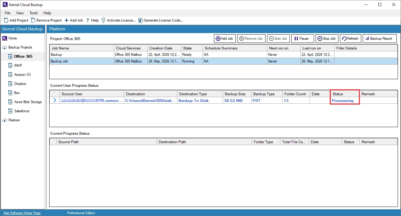 Backp Microsoft 365