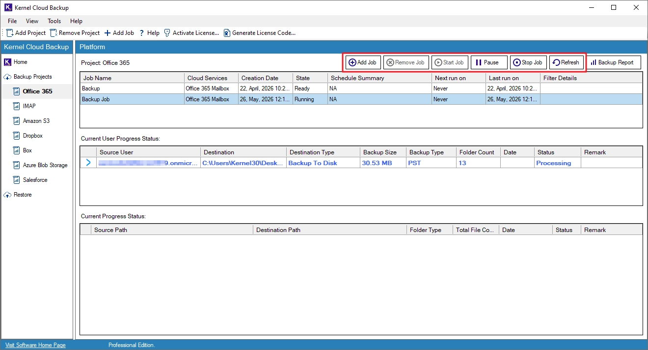 Backp Microsoft 365
