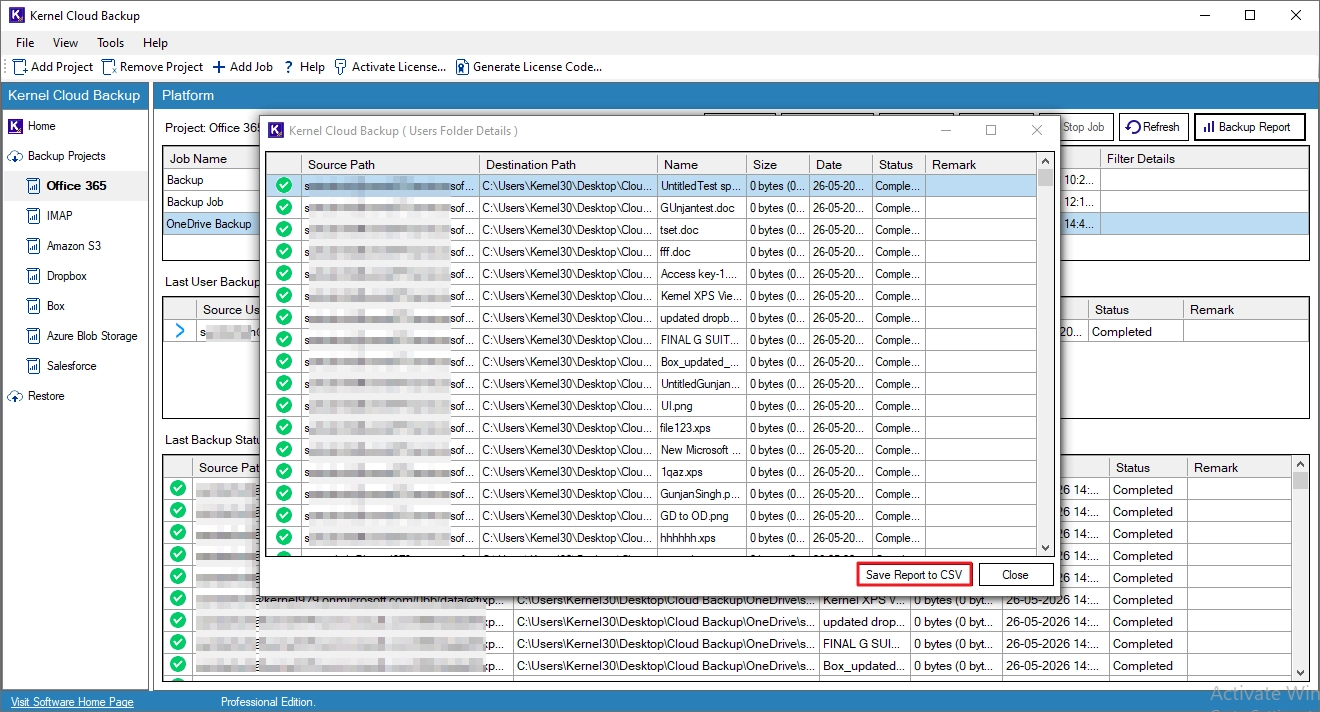Backp Microsoft 365