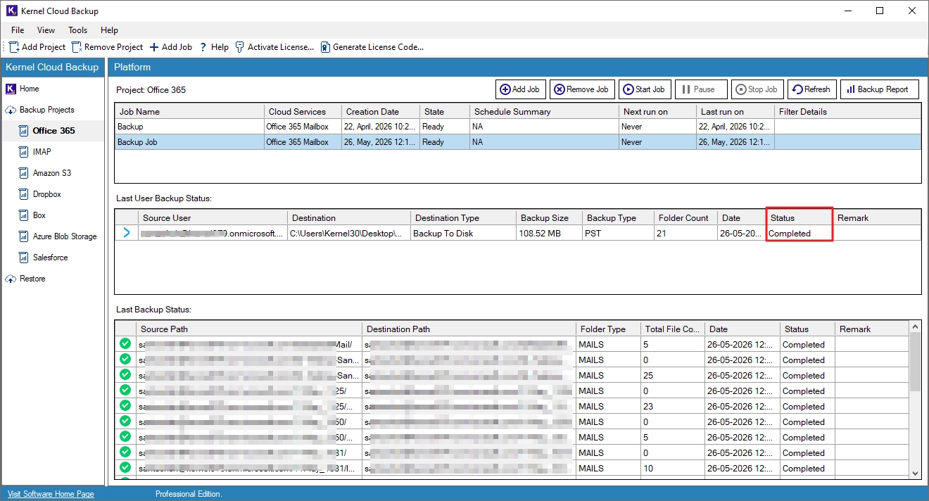 Backp Microsoft 365