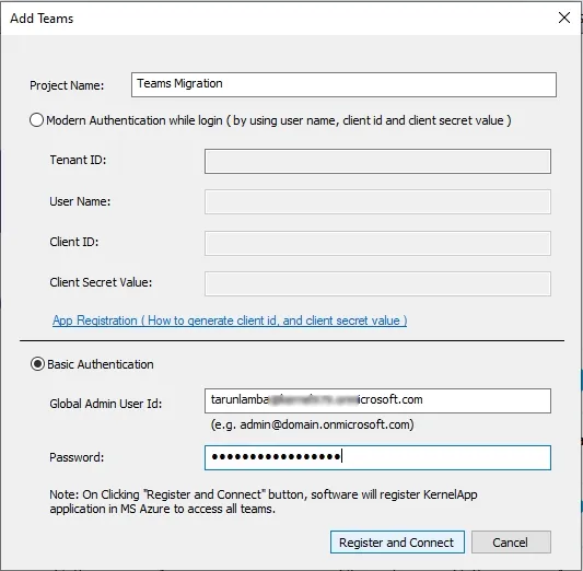Provide Basic Authentication