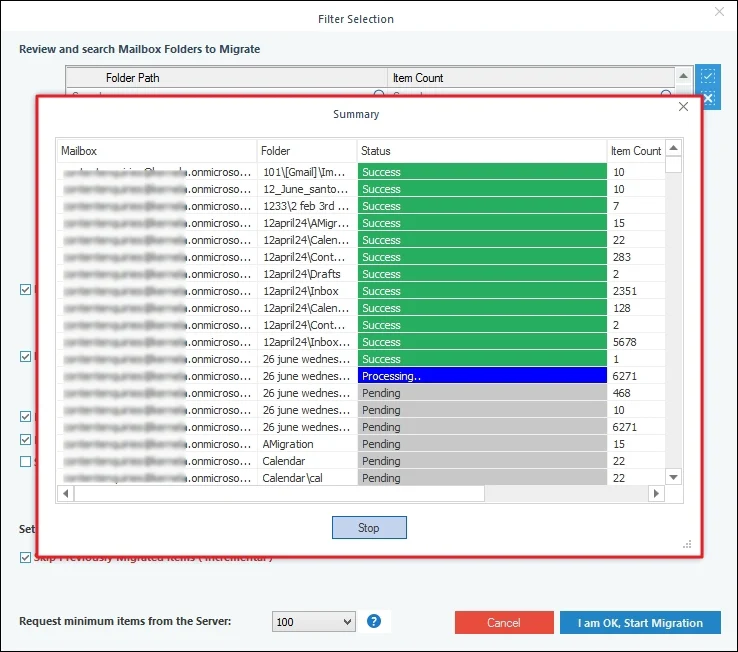 Now Backup process starts