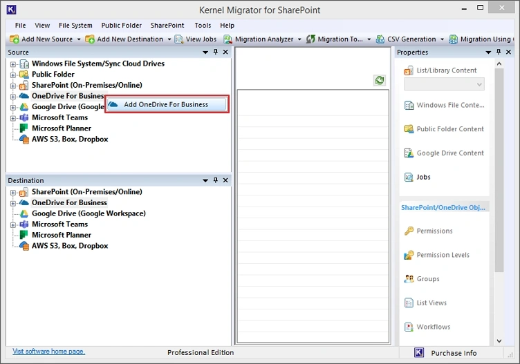 add OneDrive
