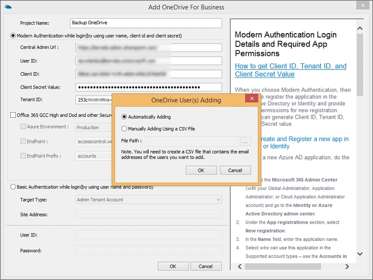 select users addition