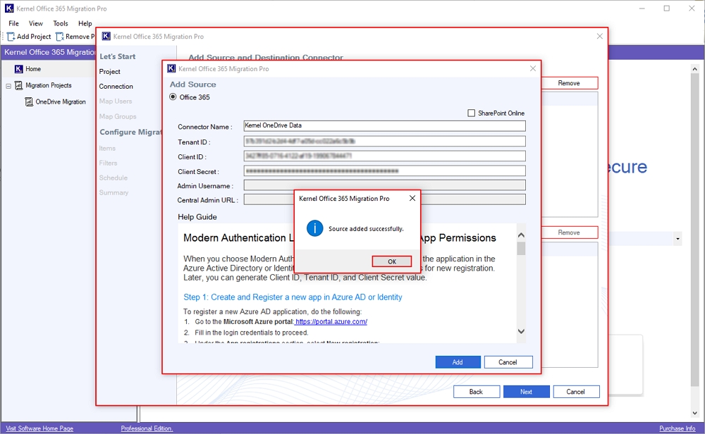 source added successfully