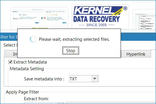 Now PDF file extraction begins