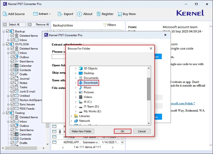 Select a specific location on your system