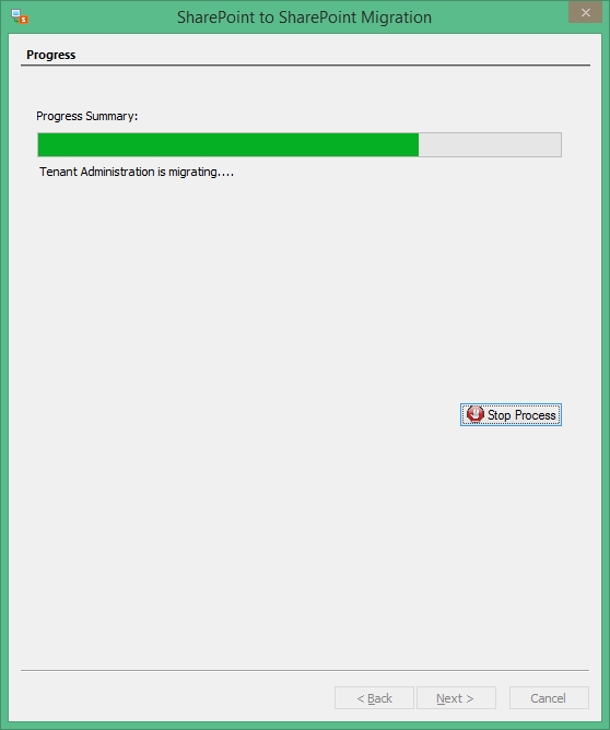 Migration is complete