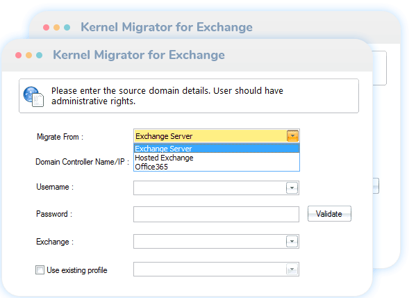 Migration vers Exchange